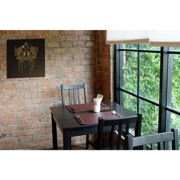 Embroidery Bead Kit Miniart Crafts 55036 Golden Lotus DIY Handmade Wall Art - Picture 2 of 3